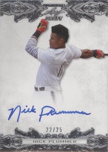 2015 Leaf Ultimate Draft - Nick Plummer #BA-NP1