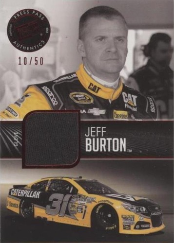2013 Press Pass Redline - Jeff Burton #RR-JB