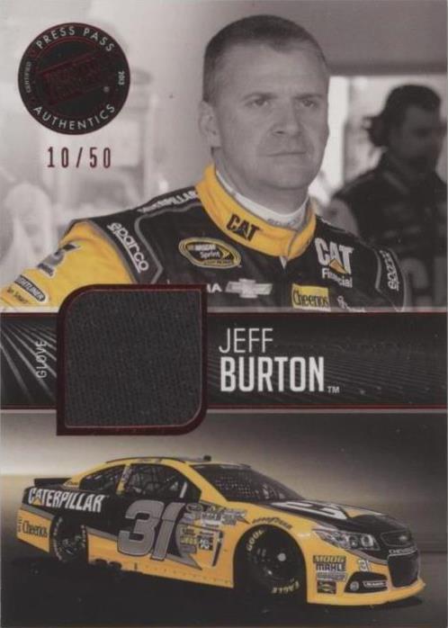 2013 Press Pass Redline - Jeff Burton #RR-JB