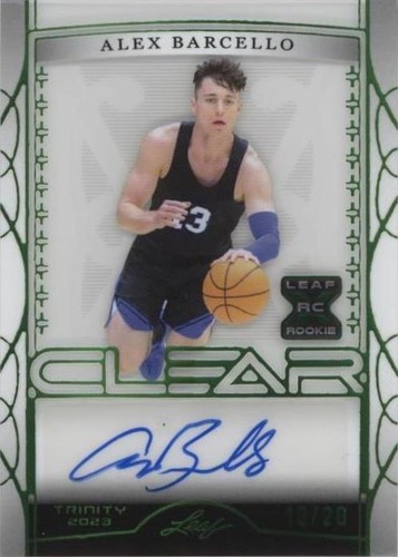 2022-23 Leaf Trinity - Alex Barcello #CA-AB1