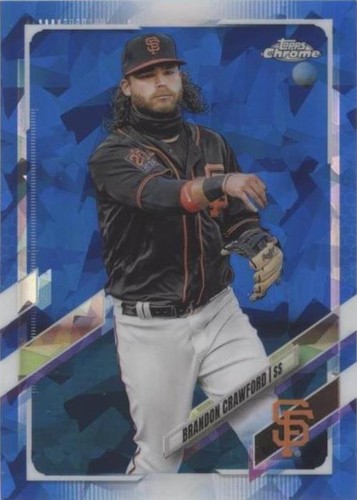 2021 Topps Chrome Sapphire Edition - Brandon Crawford #315