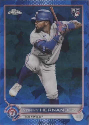 2022 Panini Prizm Yonny Hernandez RC #21 & Topps RC #363