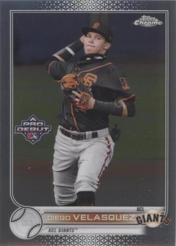 2022 Topps Pro Debut - Diego Velasquez #PDC-30