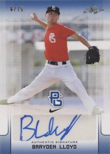 2017 Leaf Perfect Game National Showcase - Brayden Lloyd #BA-BL1