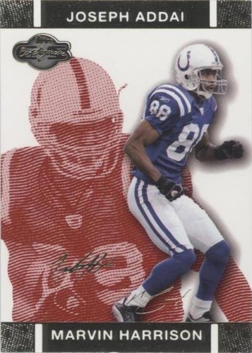 2007 Topps Co-Signers Joseph Addai Marvin Harrison #28