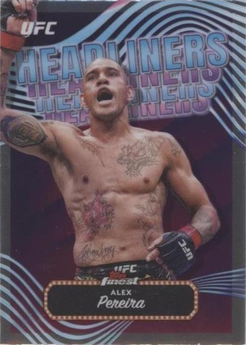2024 Topps Finest UFC - Alex Pereira #HDL-7