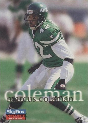 1996 Skybox Impact Rookies Marcus Coleman #44