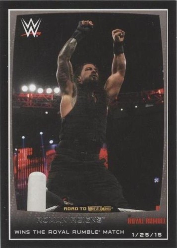 2015 Topps WWE Road to Wrestlemania - Roman Reigns #85