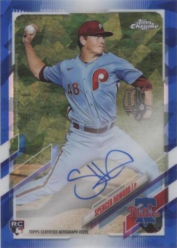 2021 Topps Chrome Sapphire Edition - Spencer Howard #RA-SH