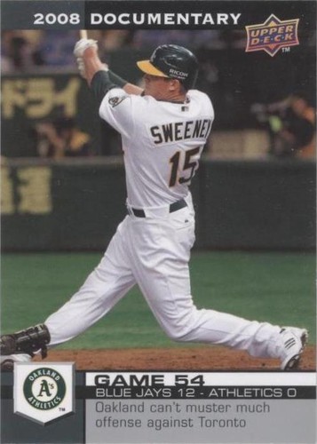 2008 Upper Deck Documentary - Ryan Sweeney #1694