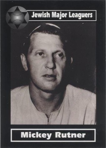2003 American Jewish Historical Society Jewish Major Leaguers - Mickey Rutner #72