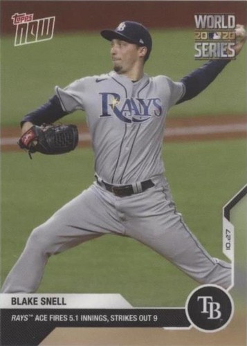 2020 Topps Now - Blake Snell #478