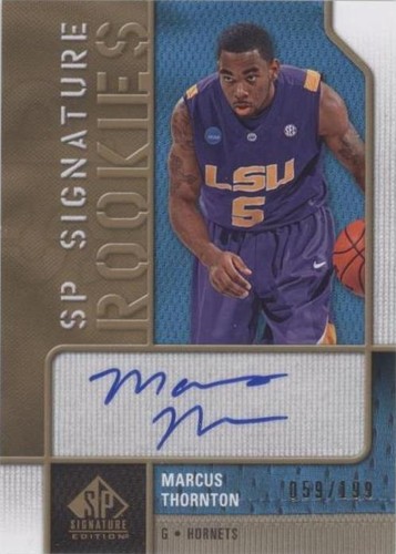 2009-10 SP Signature Edition - Marcus Thornton #R-MT