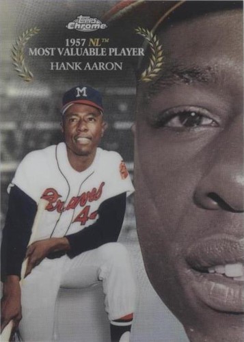 2017 Topps Chrome - Hank Aaron #MAW-10