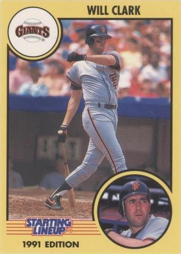 1991 Starting Lineup Cards - Will Clark #22