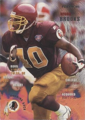1995 Fleer Reggie Brooks #382