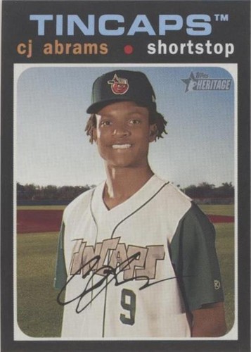 2020 Topps Heritage Minor League Edition - C.J. Abrams #212