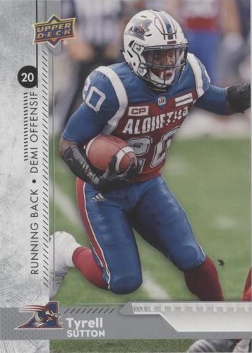 2018 Upper Deck CFL Tyrell Sutton #155