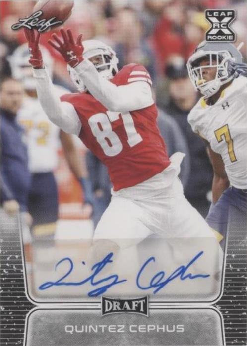 2020 Leaf Draft Quintez Cephus #BA-QC1