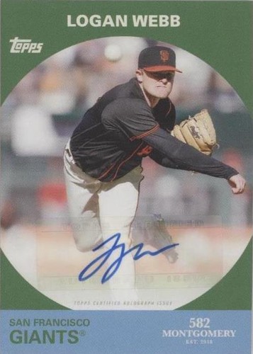 2022 Topps 582 Montgomery Club Set 5 - Logan Webb #5A
