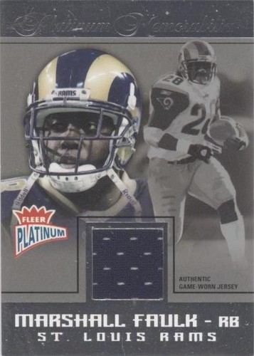2004 Fleer Platinum Marshall Faulk #PM-MF