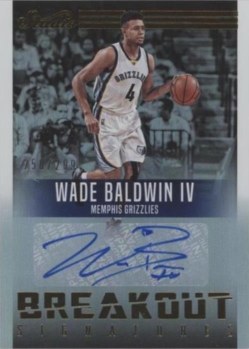 2016-17 Panini Studio - Wade Baldwin IV #11