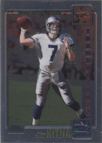 2001 Topps Chrome Jon Kitna #110