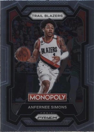 2023-24 Panini Prizm Monopoly - Anfernee Simons #74