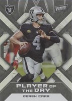 2022 Panini Player of the Day Derek Carr #12
