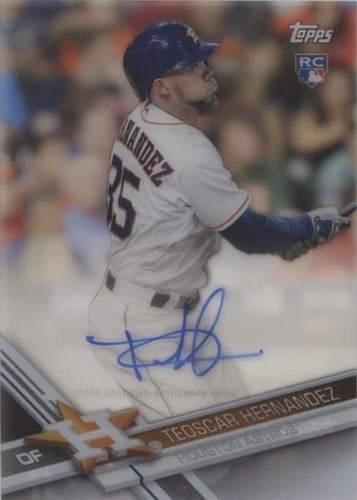 2017 Topps Clearly Authentic Autographs - Teoscar Hernandez #CAAU-TH