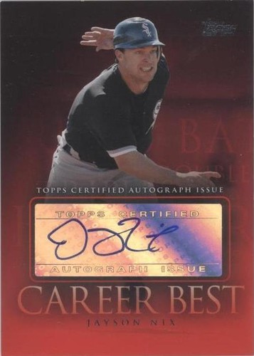 2009 Topps - Jayson Nix #CBA-JN