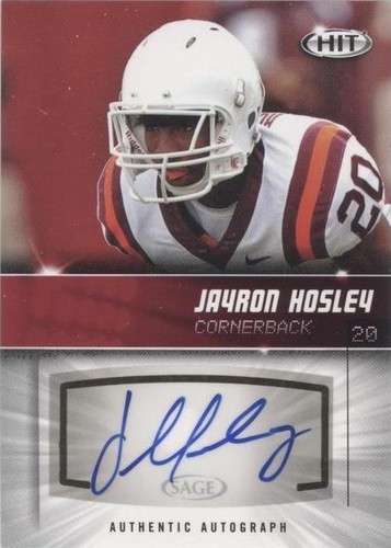 2012 SAGE Hit Jayron Hosley #A20
