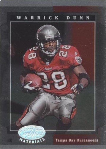 2001 Leaf Certified Materials Warrick Dunn #99