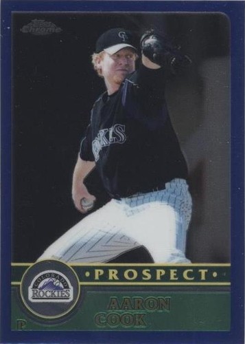 2003 Topps Chrome Traded & Rookies - Aaron Cook #T150