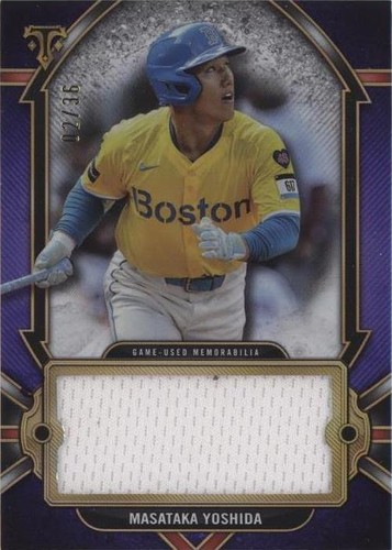 2024 Topps Triple Threads - Masataka Yoshida #SJR-MY