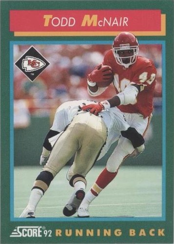 1992 Score Todd McNair #226