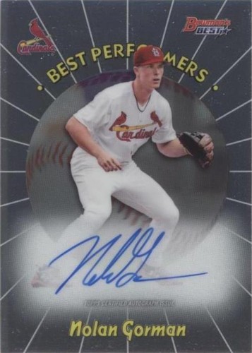 2018 Bowman's Best - Nolan Gorman #98BPA-NG