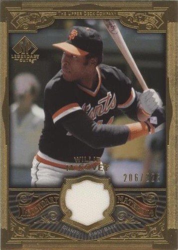 2006 SP Legendary Cuts - Willie McCovey #LM-WM