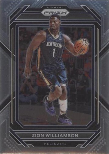 Zion Williamson Silver Prizm 2022-23 Panini Prizm Basketball