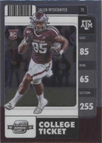 2022 Panini Chronicles Draft Picks Jalen Wydermyer #16