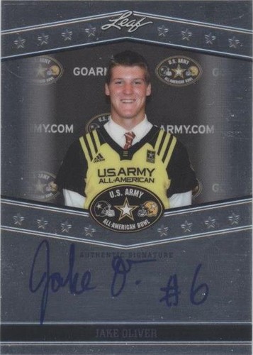 2013 Leaf Metal Draft Jake Oliver #ATA-JO1