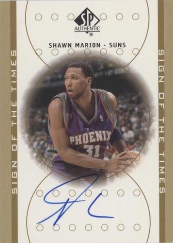 2000-01 SP Authentic - Shawn Marion #SM