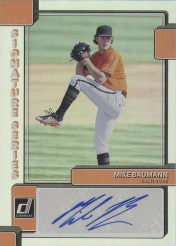2022 Panini Donruss - Mike Baumann #SS-MB