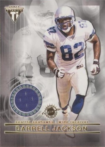 2001 Pacific Private Stock Titanium Darrell Jackson Ricky Watters #120