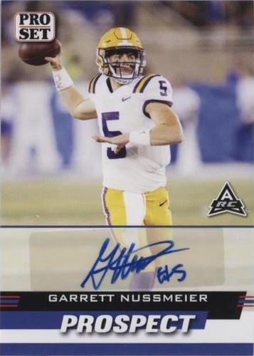 2022 Leaf Pro Set Prospects Garrett Nussmeier #PSP-GN1