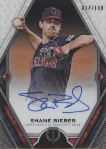 2021 Topps Tribute - Shane Bieber #TA-SB