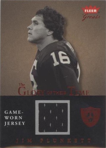 2004 Fleer Greats Jim Plunkett #GT-JP