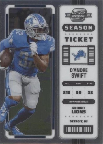 2022 Panini Contenders Optic D'Andre Swift #20