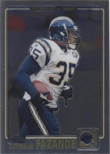 2001 Topps Chrome Jermaine Fazande #72