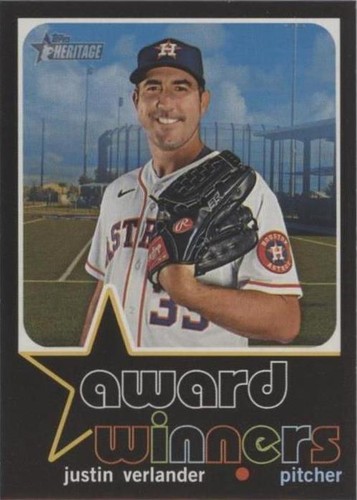 2020 Topps Heritage High Number - Justin Verlander #AW-3